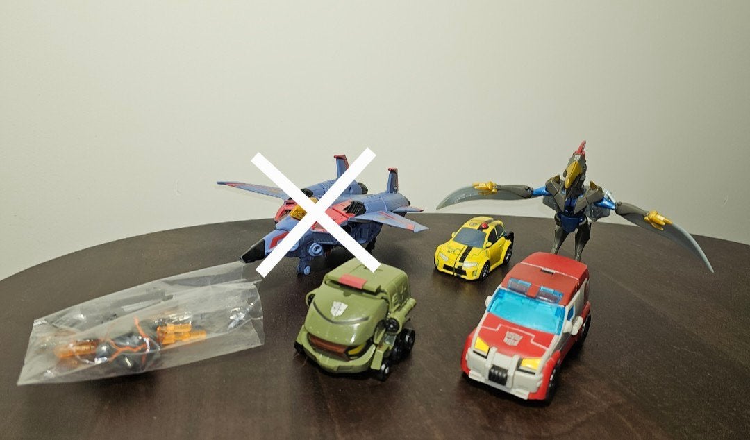 Transformers Animated speelgoedfiguren en voertuigen, Kinderen en Baby's, Ophalen of Verzenden, Gebruikt