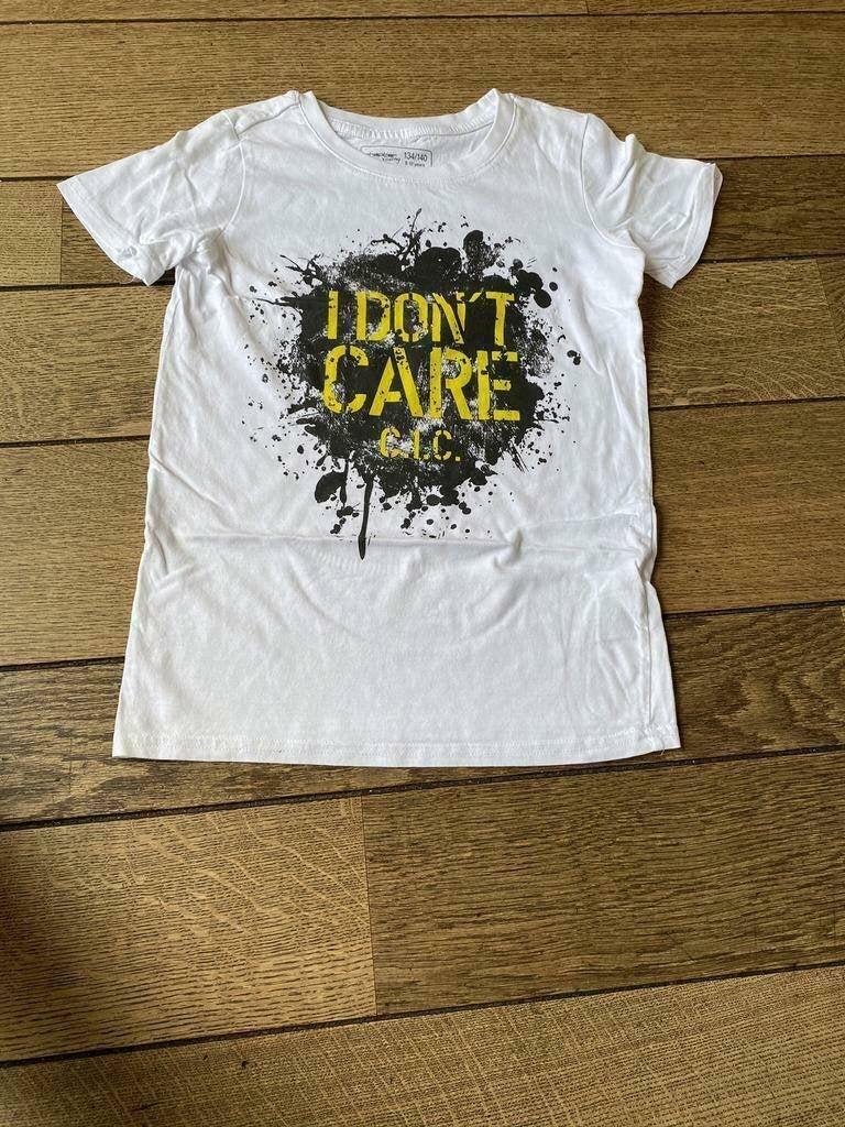 Leuk wit T-Shirt met opschrift maat 134/140, Chapter Young, Ophalen of Verzenden, Zo goed als nieuw, Shirt of Longsleeve