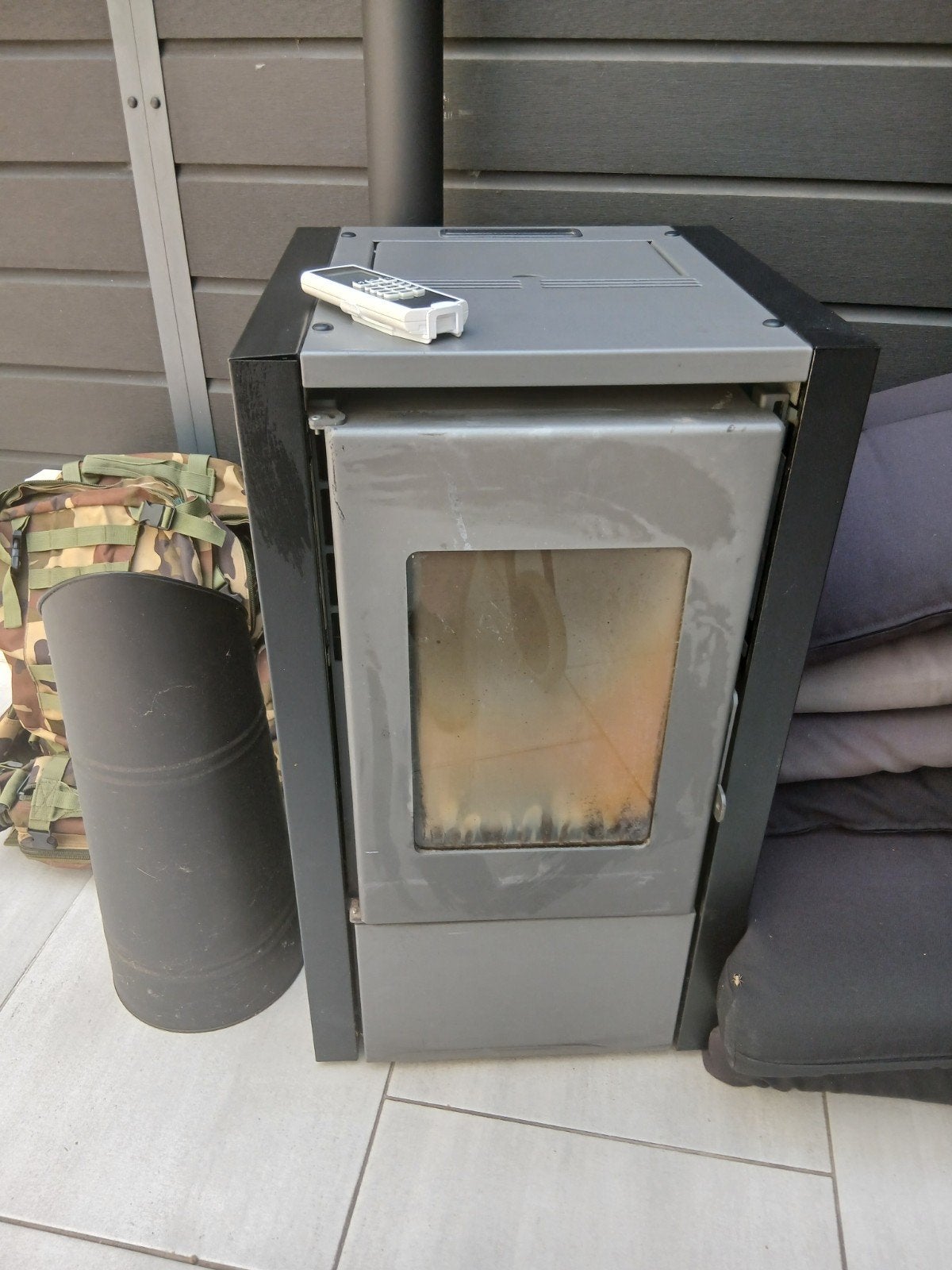 AMG MIGNON6 Pelletkachel met afstandsbediening, Ophalen, Gebruikt, Overige brandstoffen, Pelletkachel