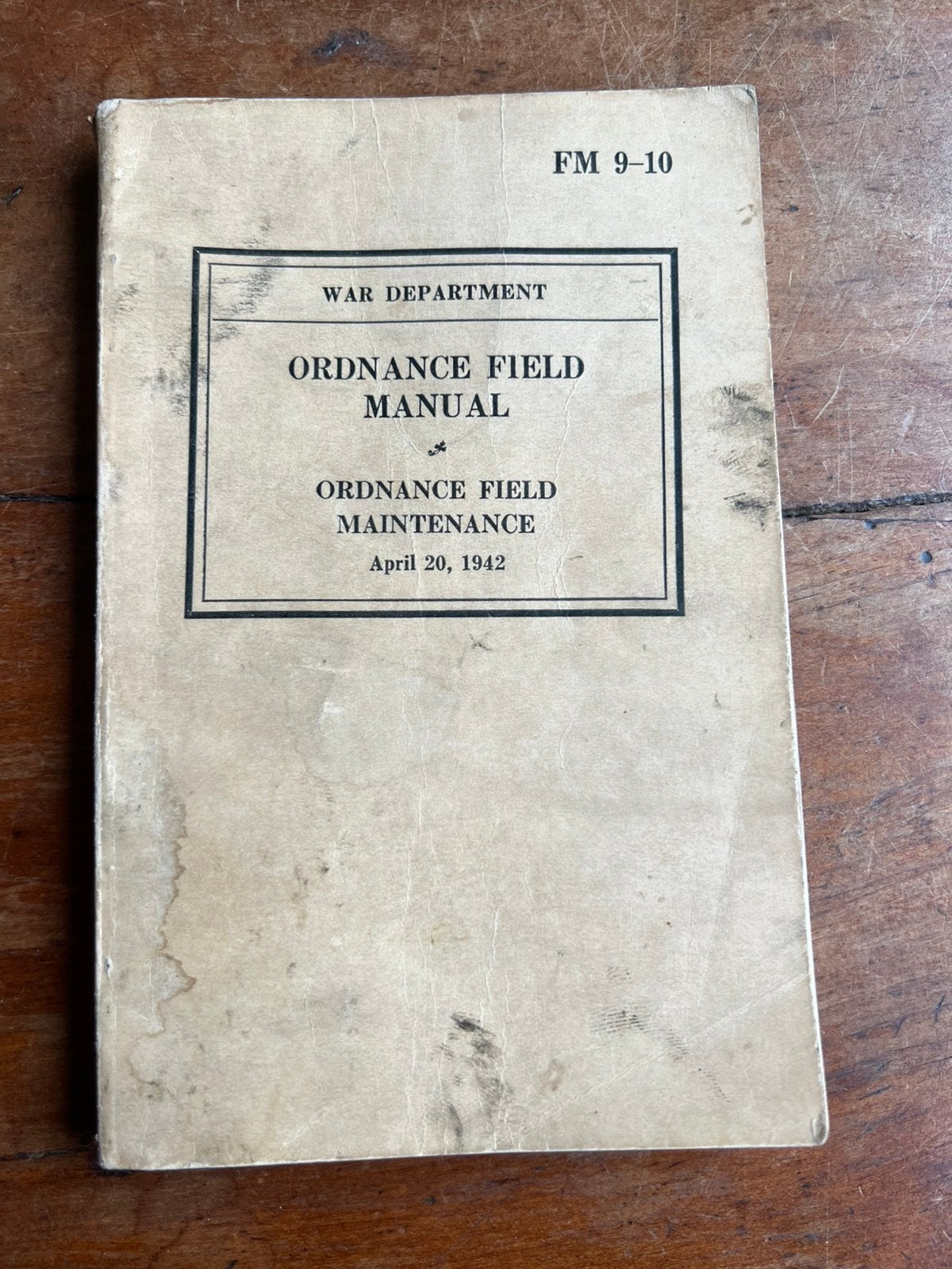 WO2 Amerikaans voorschrift onderhoud munitie voertuig 1942, Verzenden, Nederland, Boek of Tijdschrift