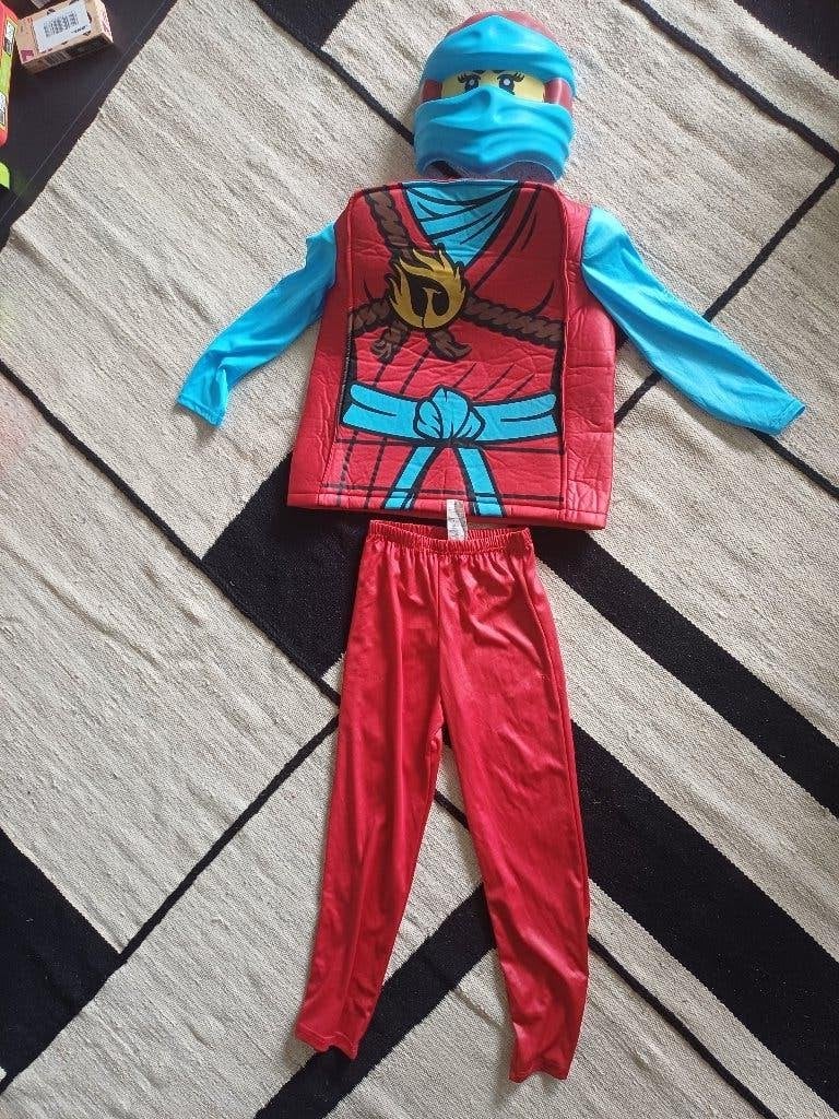 Lego Ninjago pak+masker  voor meisjes maat 7-8 jaar, nieuw, Kinderen en Baby's, LEGO Ninjago, Meisje, Nieuw, Ophalen of Verzenden
