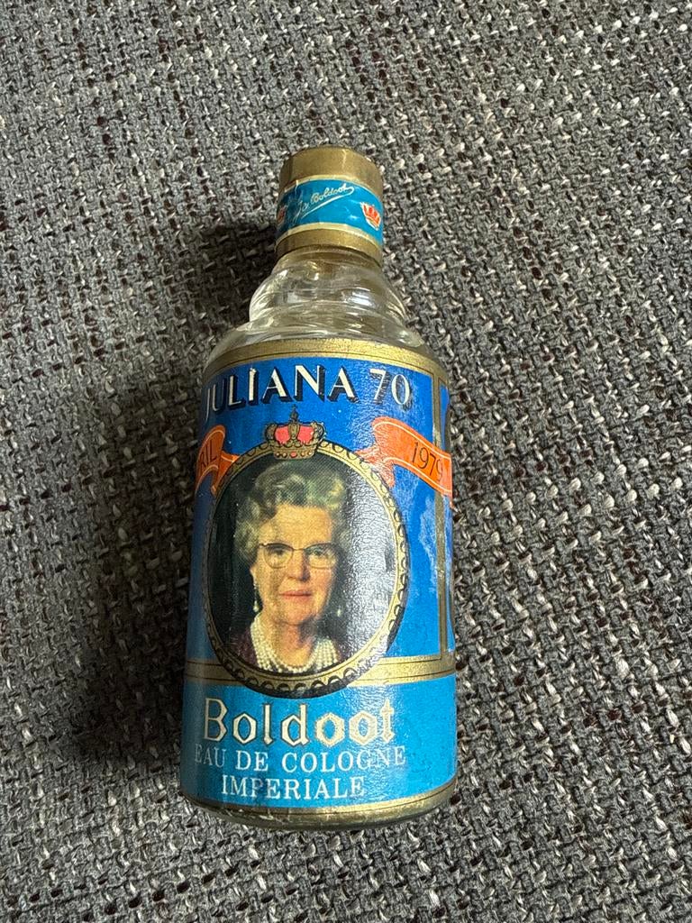 Boldoot Eau de Cologne Juliana 70 jaar 1979, Ophalen of Verzenden, Gebruikt