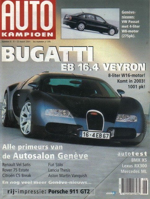 Autokampioen 6 2001 : Mercedes Benz ML 270 CDI - BMW X5 3.0i, Ophalen of Verzenden, Gelezen, Algemeen