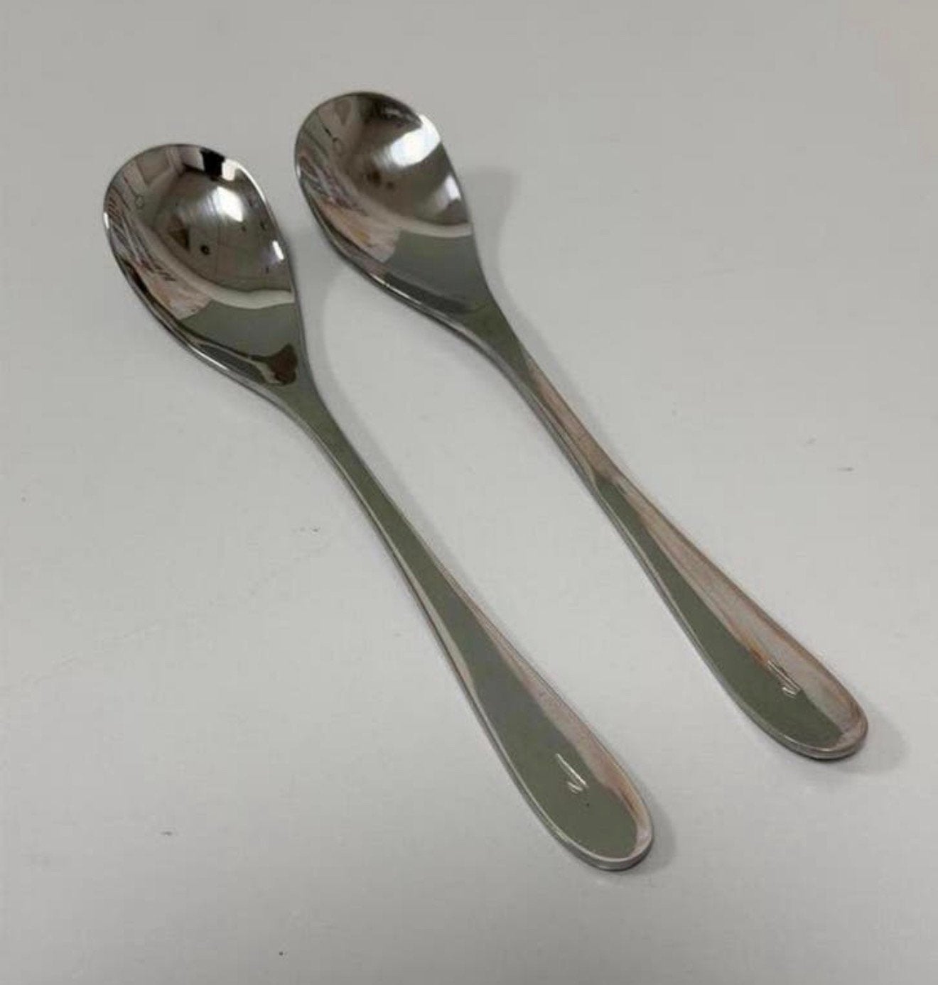 Oneida Reliance lepels 20 cm RVS – set van 2 - late 20e eeuw, Ophalen of Verzenden