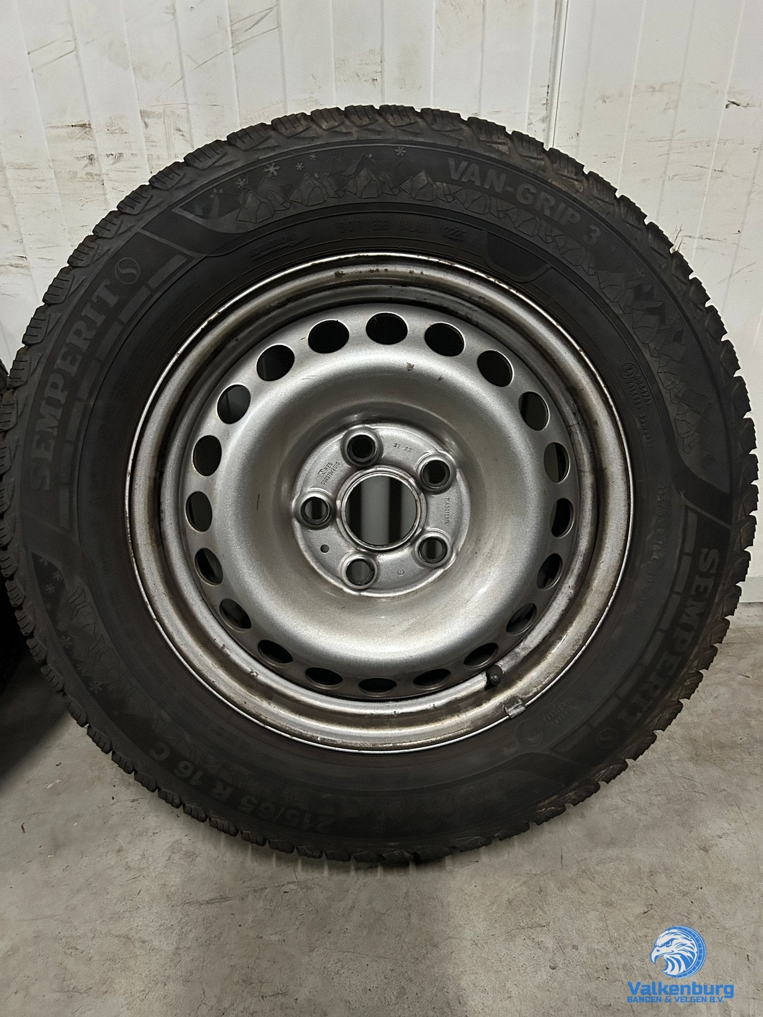 9mm! Originele VW Transporter T5 GP T6 T6.1 16 inch stalen v, Auto-onderdelen, Banden en Velgen, -, Banden en Velgen, -, Bestelwagen
