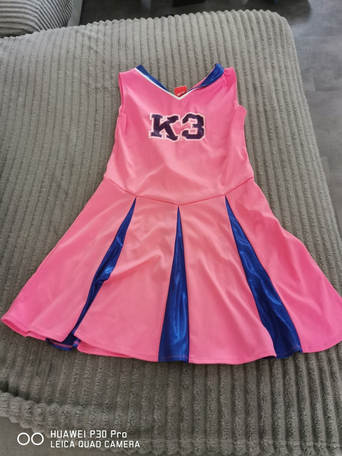 K3 verkleedjurk roze/blauw maat 152, Kinderen en Baby's, Kinderkleding | Maat 152, Zo goed als nieuw, Meisje, Jurk of Rok, Ophalen of Verzenden