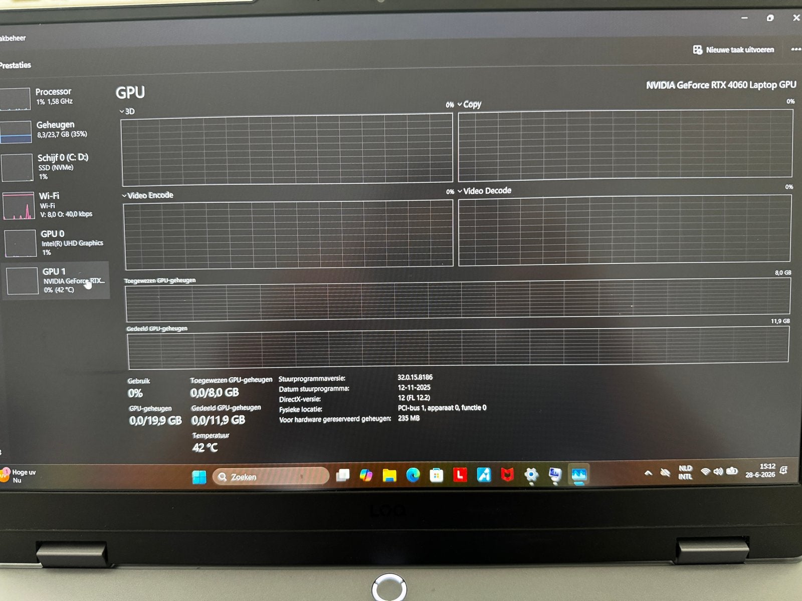 Lenovo LOQ 15IRX9 Gaming Laptop i7-13650HX RTX 4060, Computers en Software, Windows Laptops, Zo goed als nieuw, 15 inch, SSD, 2 tot 3 Ghz