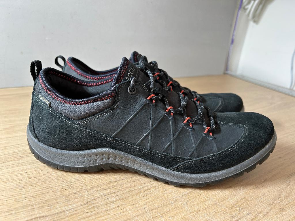 Ecco Goretex Wandelschoenen Zwart Maat 40, Ophalen of Verzenden, Zo goed als nieuw, Schoenen