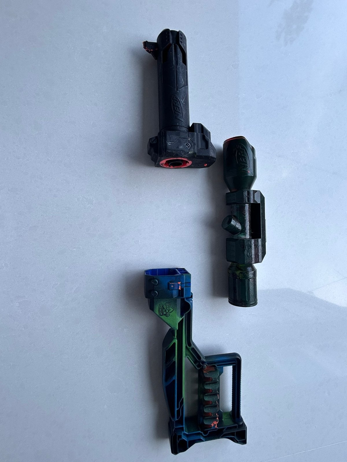 Custom gemaakte Nerf onderdelen, Ophalen of Verzenden, Gebruikt