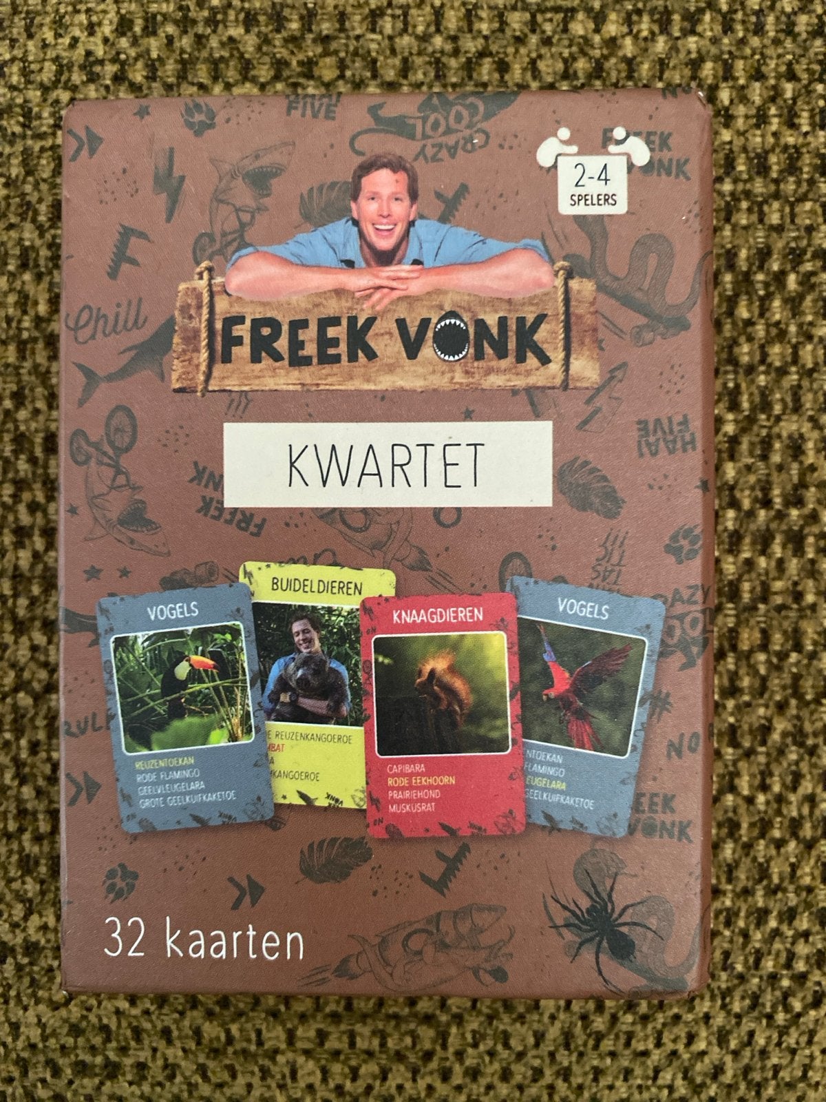 Freek Vonk Kwartetspel - voor Kinderen, Hobby en Vrije tijd, Gezelschapsspellen | Kaartspellen, Een of twee spelers, Ophalen of Verzenden