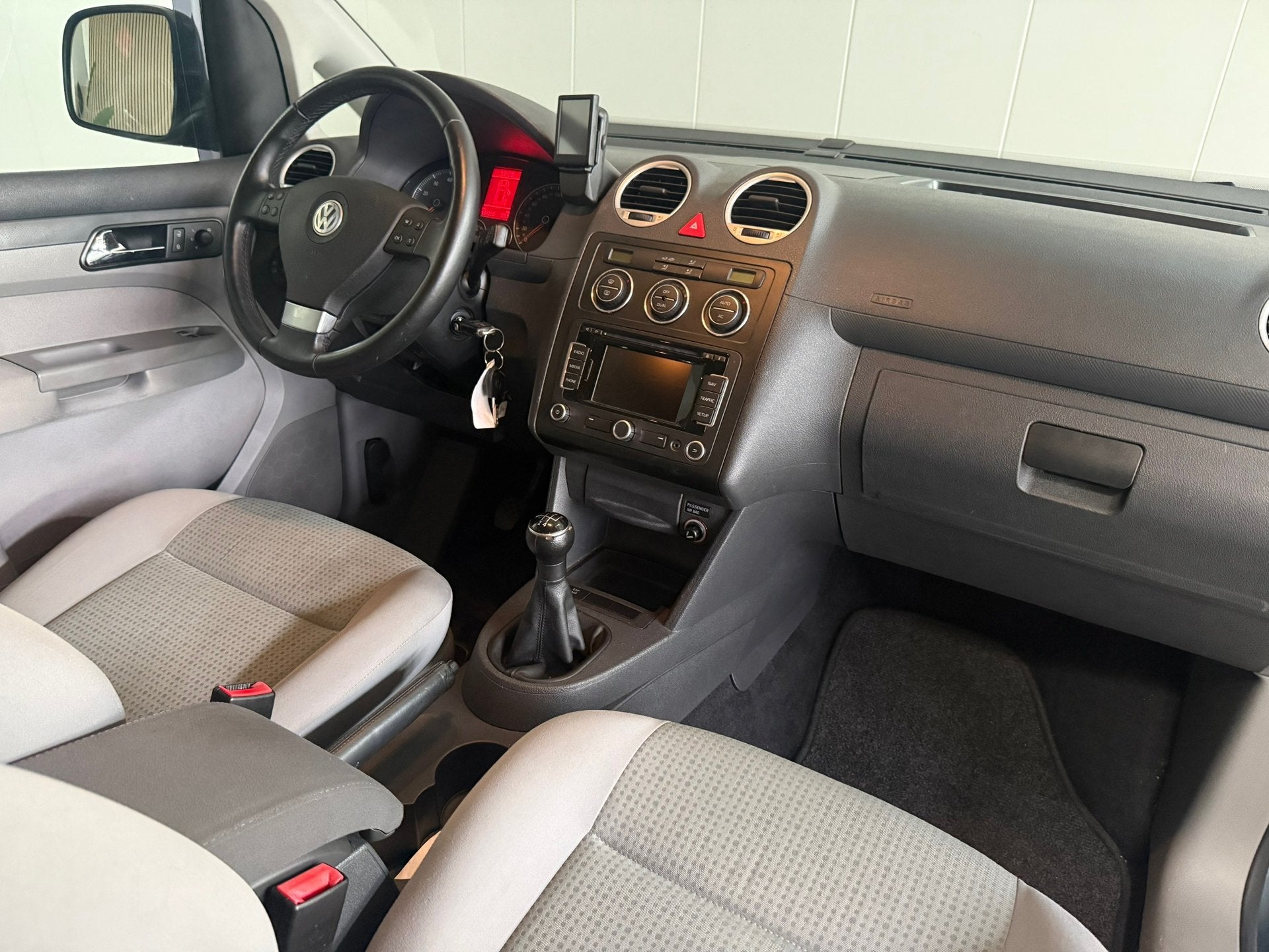 Volkswagen CADDY 1.6 Comf. 7 Persoons. Airco, Navigatie, LMV, Voorwielaandrijving, 1490 kg, Gebruikt, Overige modellen