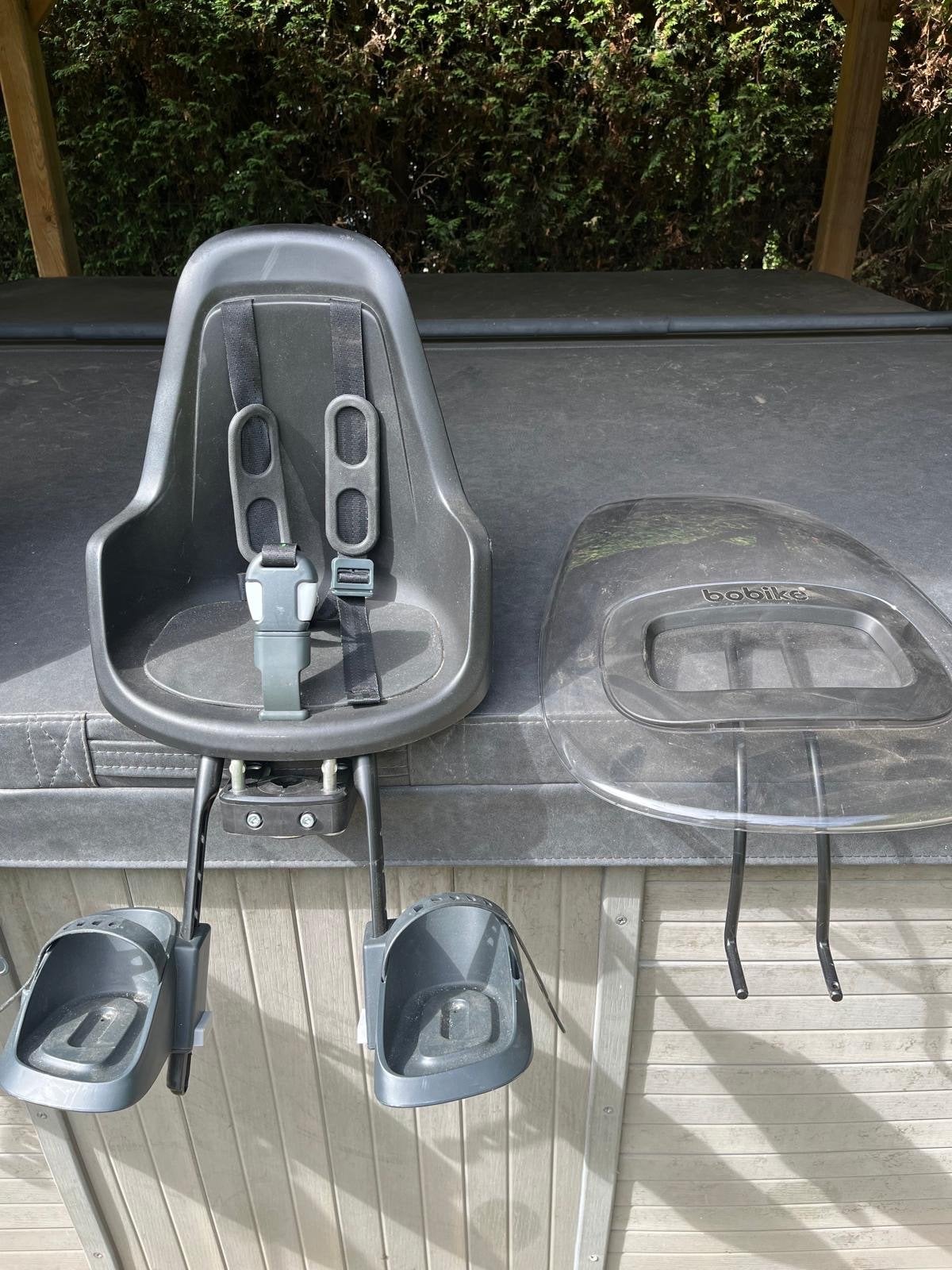 Bobike Fietsstoeltje met windscherm - Voorzitje, Ophalen, Voorzitje, 0 t/m 13 kg, Gebruikt