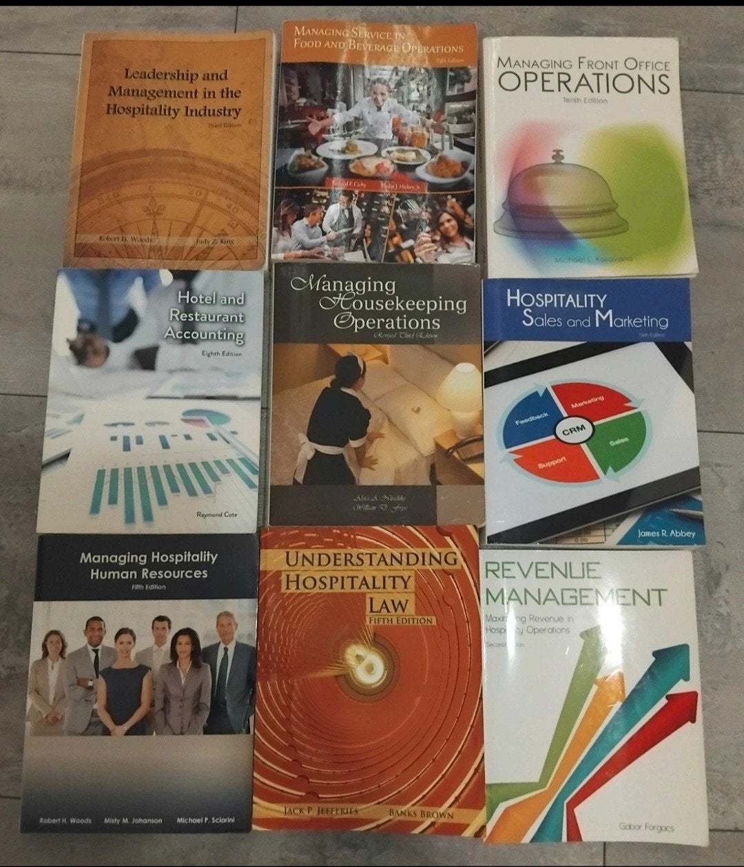 Collectie Hospitality Management Boeken (9 stuks), Gelezen, Diverse auteurs, Gamma, HBO