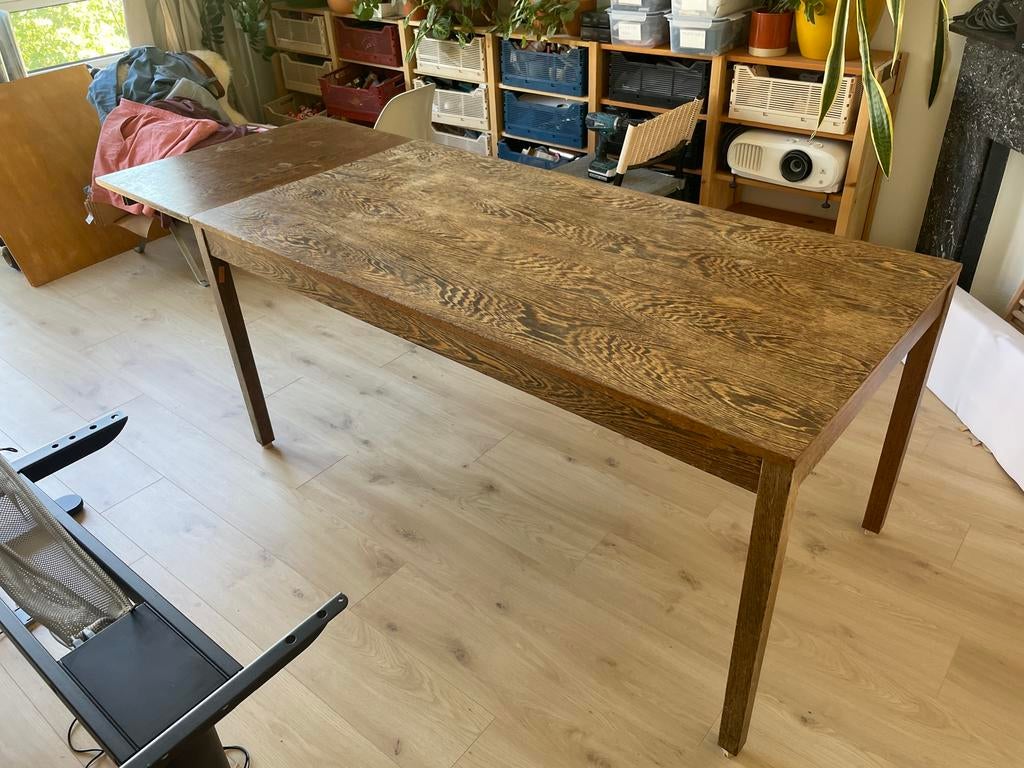 Martin Visser Eettafel voor Spectrum Wengé, Zo goed als nieuw, 150 tot 200 cm, Rechthoekig, 50 tot 100 cm