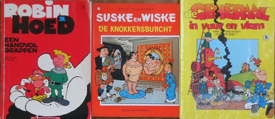 Stripboeken. 3 stuks., Meerdere stripboeken, Ophalen of Verzenden, Zo goed als nieuw
