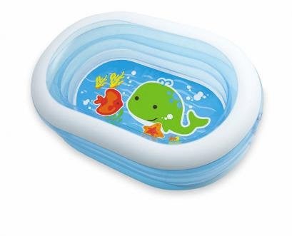 Intex Swim Center ovaal fun zwembad Whale 163x107x46cm, Ophalen, Nieuw