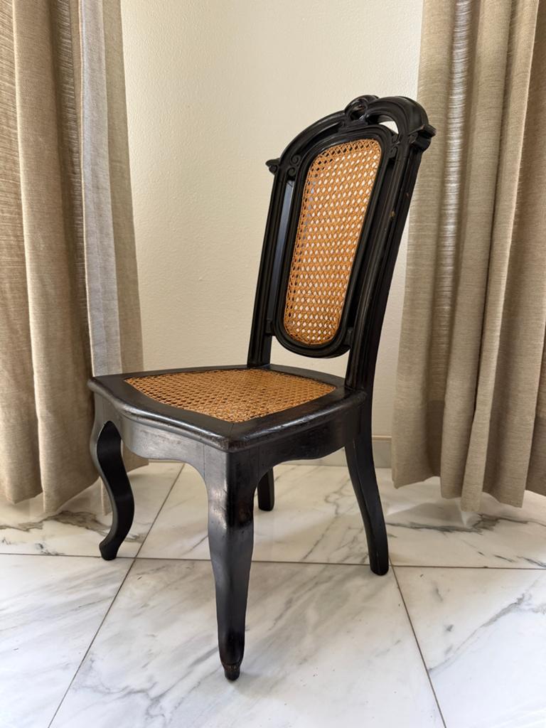 Vintage rotan salonstoeltje | Thonet stijl, Ophalen of Verzenden