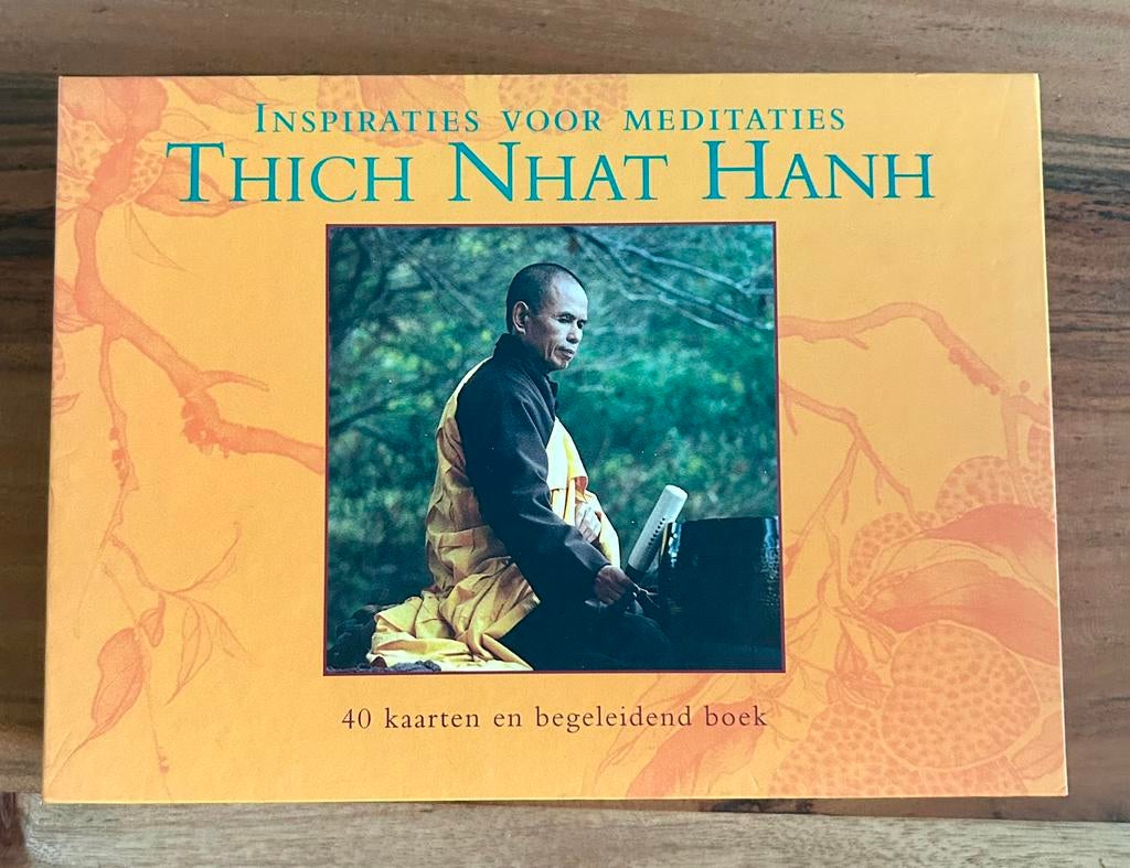 Thich Nhat Hanh - Inspiraties voor meditaties - boek + box, Tarot of Kaarten leggen, Overige typen, Thich Nhat Hanh, Ophalen of Verzenden