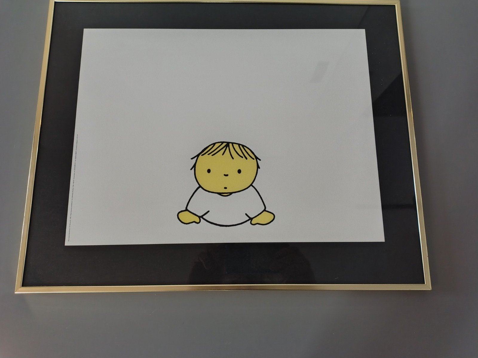 Dick Bruna print baby vintage, Ophalen of Verzenden, Zo goed als nieuw, Hout