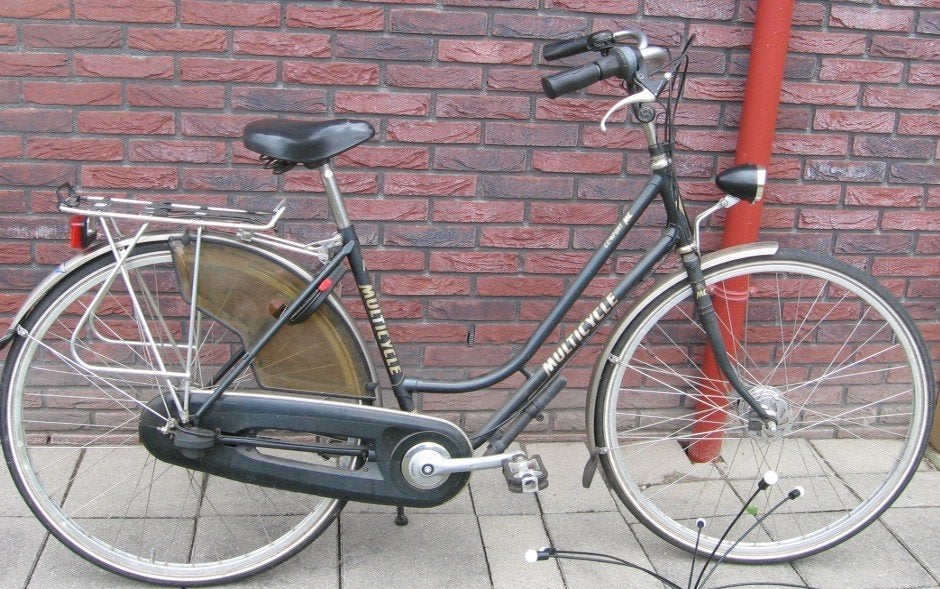 Multicycle damesfiets met 7 Versnellingen, Gebruikt, Versnellingen, 56 cm of meer, Trommelrem