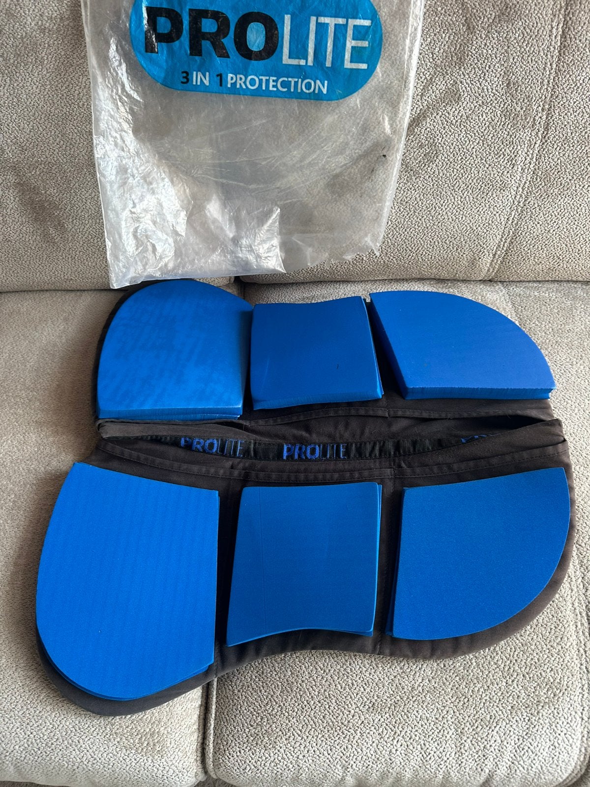Prolite tripad 3 correctiepad zadel onderlegger 12 inlages, Dieren en Toebehoren, Ophalen of Verzenden, Gebruikt