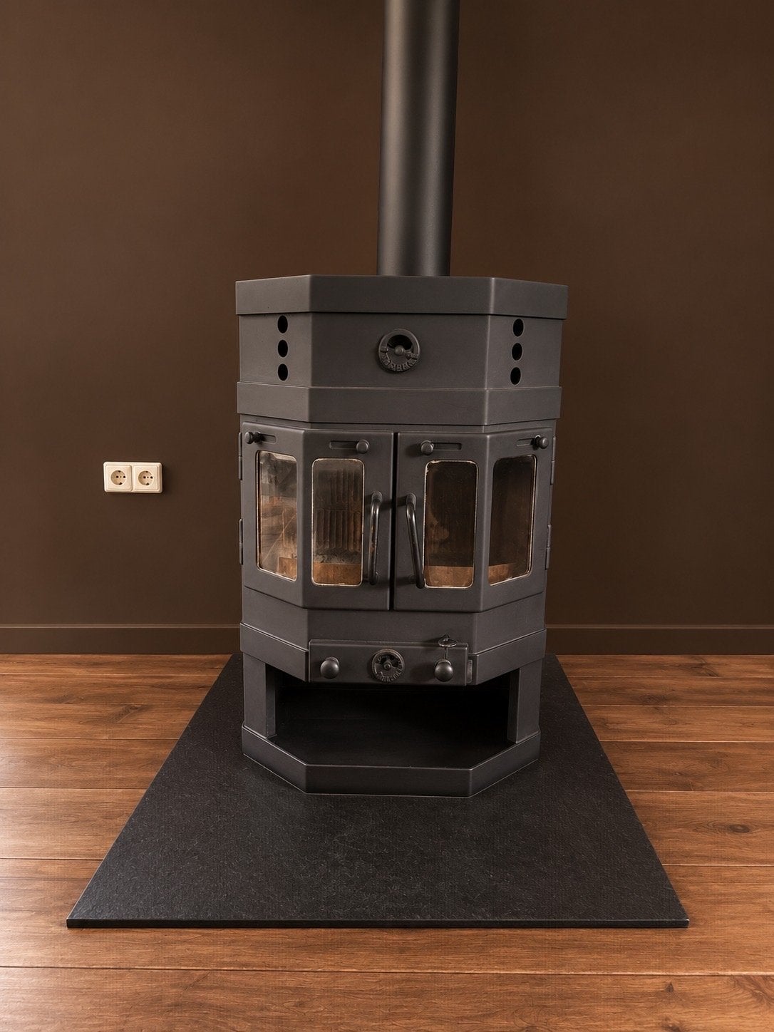 Barbas Houtkachel 8 KW - Vrijstaand, Ophalen, Gebruikt, Houtkachel, Vrijstaand