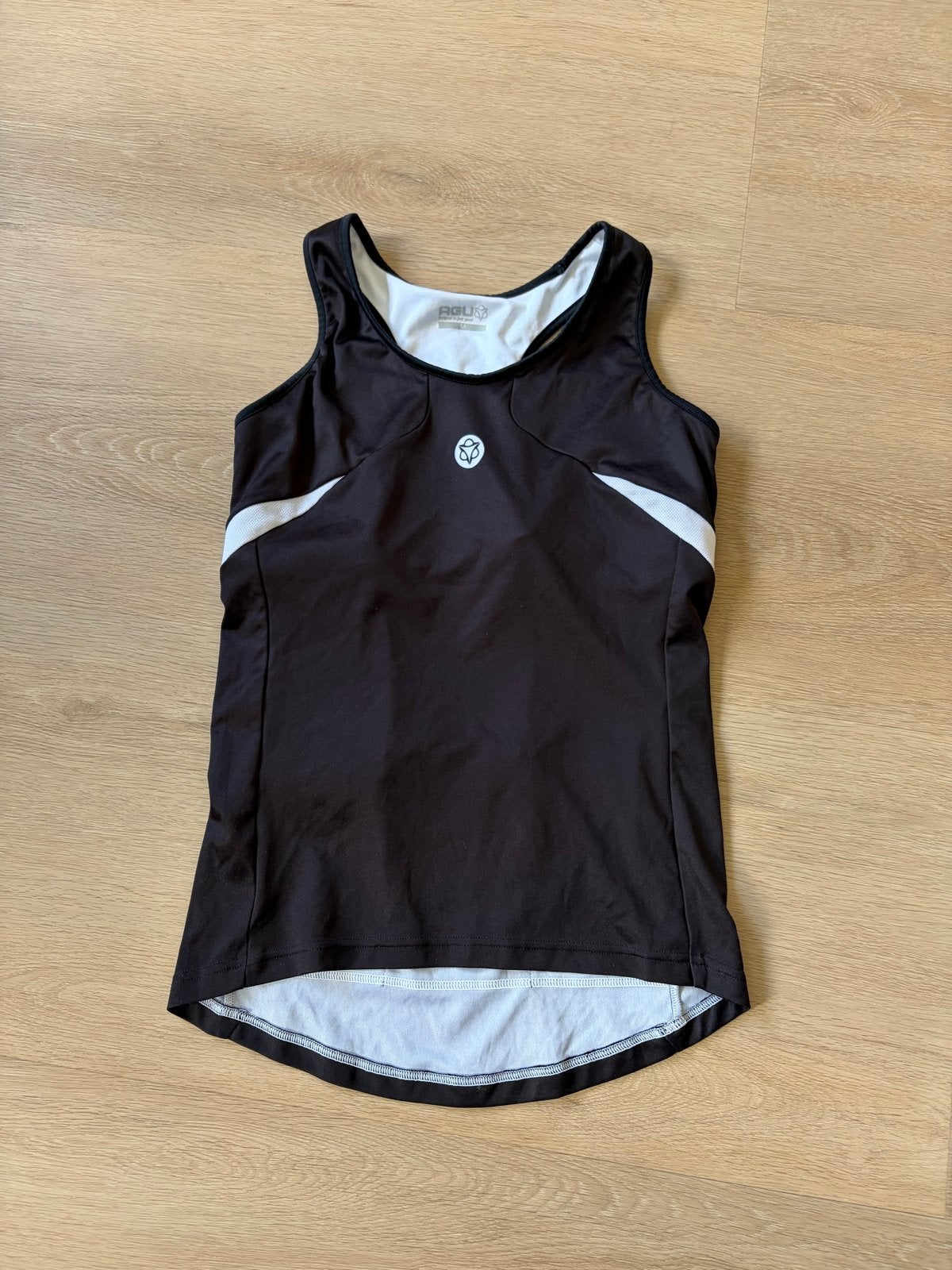 AGU dames wielrenshirt mouwloos Zwart Maat M, Ophalen of Verzenden, Zo goed als nieuw