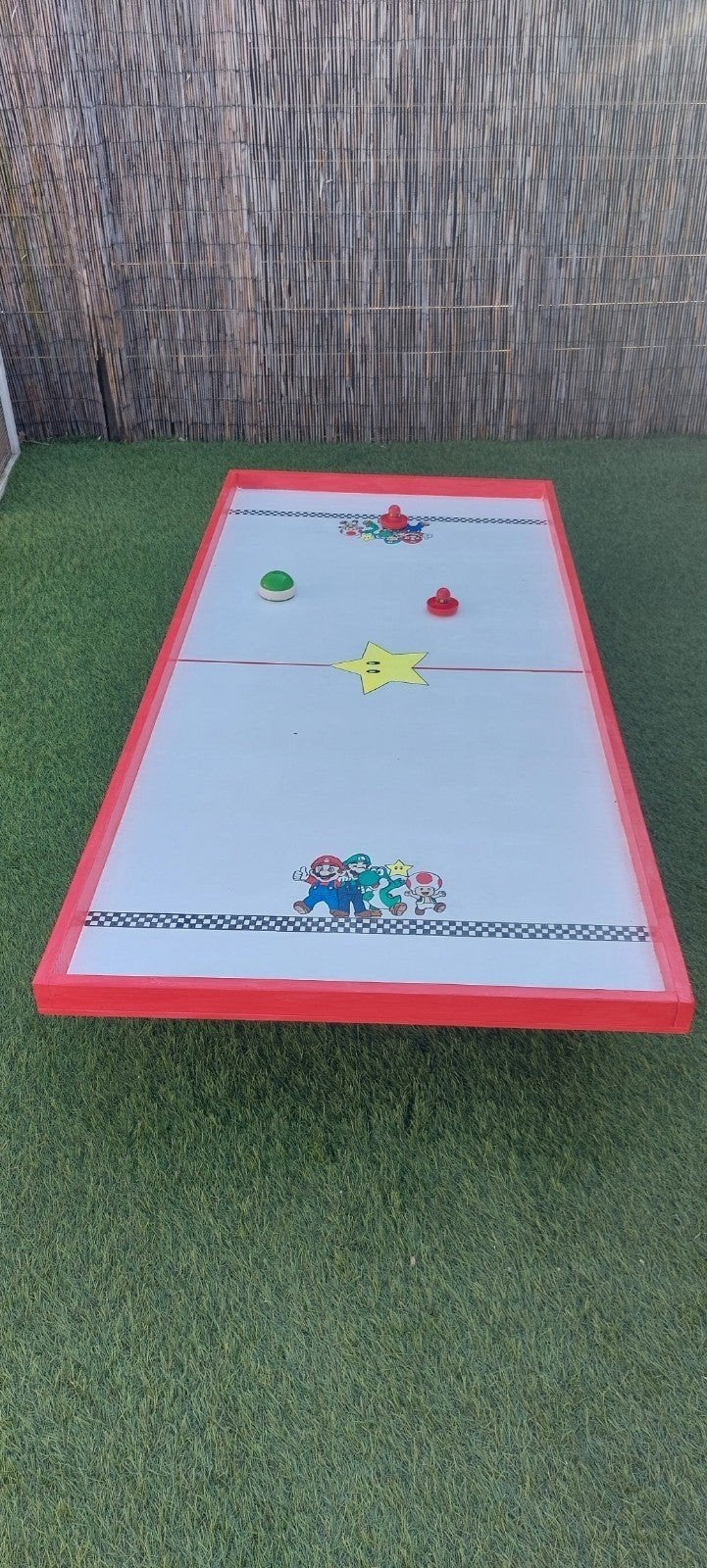 Mario Kart Airhockey Tafel - Uniek en Handgemaakt!, Ophalen, Zo goed als nieuw, Jongen of Meisje