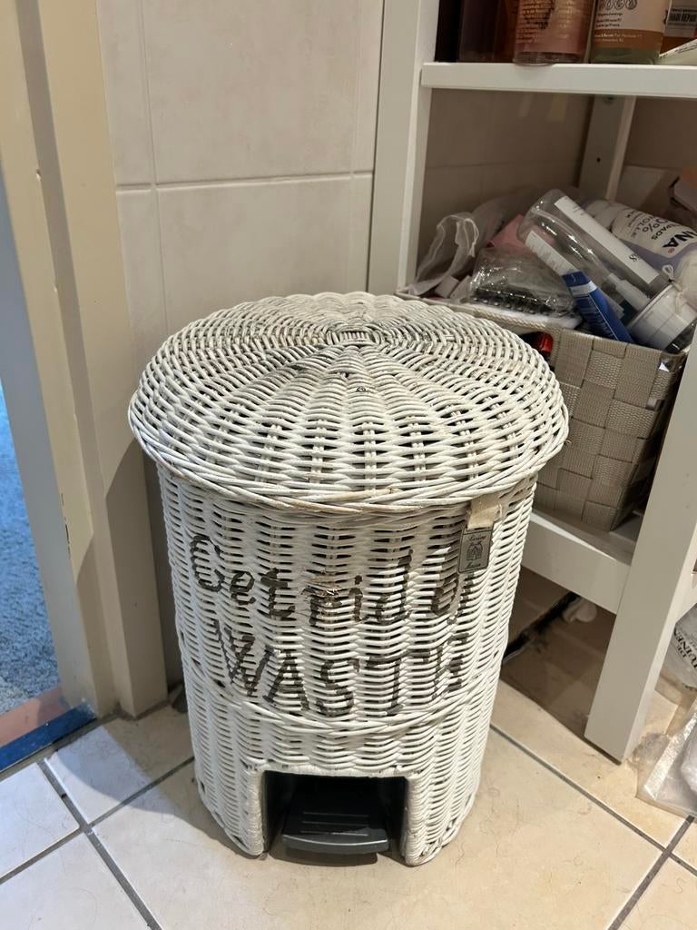 Riviera maison prullenbak, Minder dan 10 liter, Ophalen, Zo goed als nieuw, Minder dan 50 cm