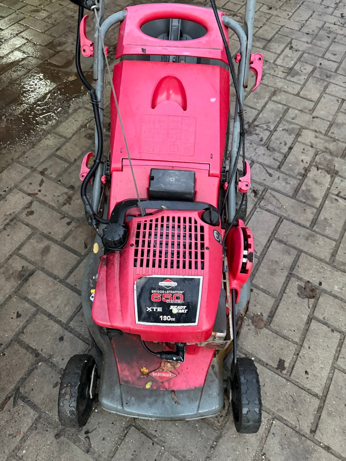 Briggs & Stratton 190cc 4-takt motor - Loopt perfect!, Gebruikt, Onbekend, Ophalen of Verzenden, Benzine-grasmaaier