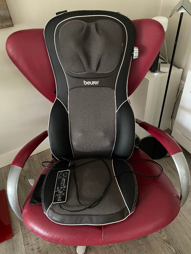 Shiatsu massagekussen MG290, Ophalen of Verzenden, Zo goed als nieuw, Massagestoel of Kussen