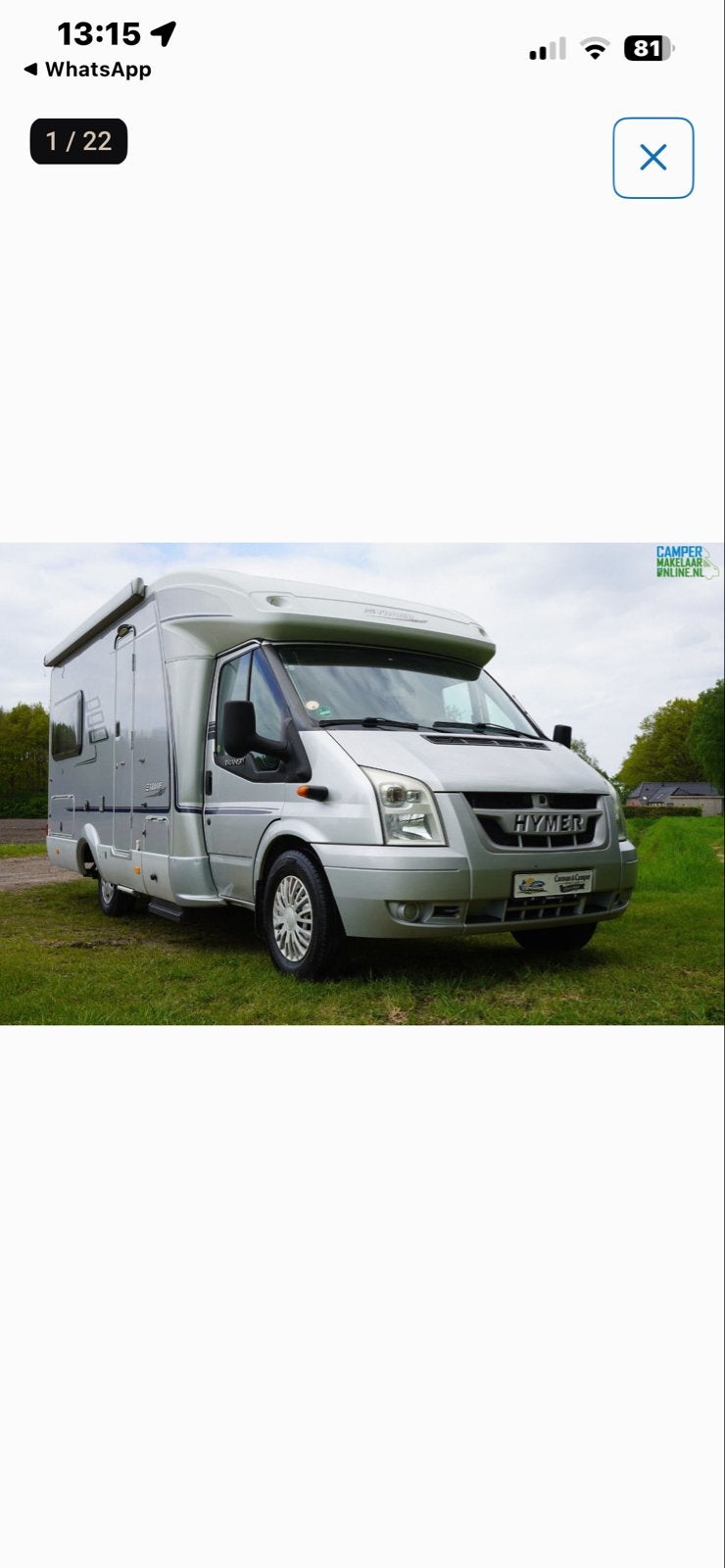 Hymer Tramp 651 Cl, Ringverwarming, Ford, Tot en met 2, Boiler