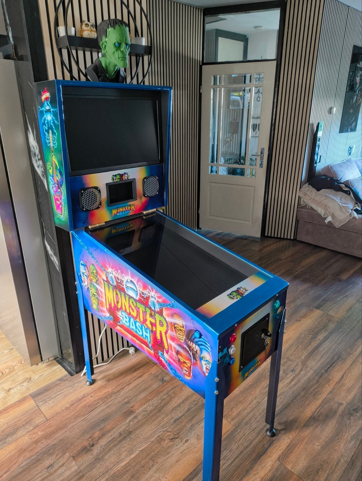 Custom-made Monsterbash Virtual Pinball - 1400+ kasten, Verzamelen, Automaten | Flipperkasten, Ophalen
