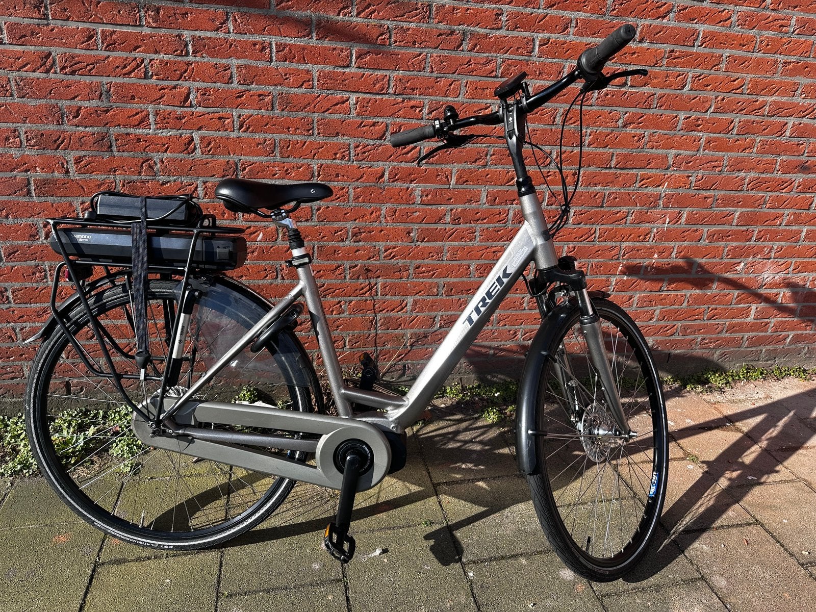 Trek elektrische damesfiets met shimano middenmoter, Ophalen of Verzenden, Gebruikt, Overige merken