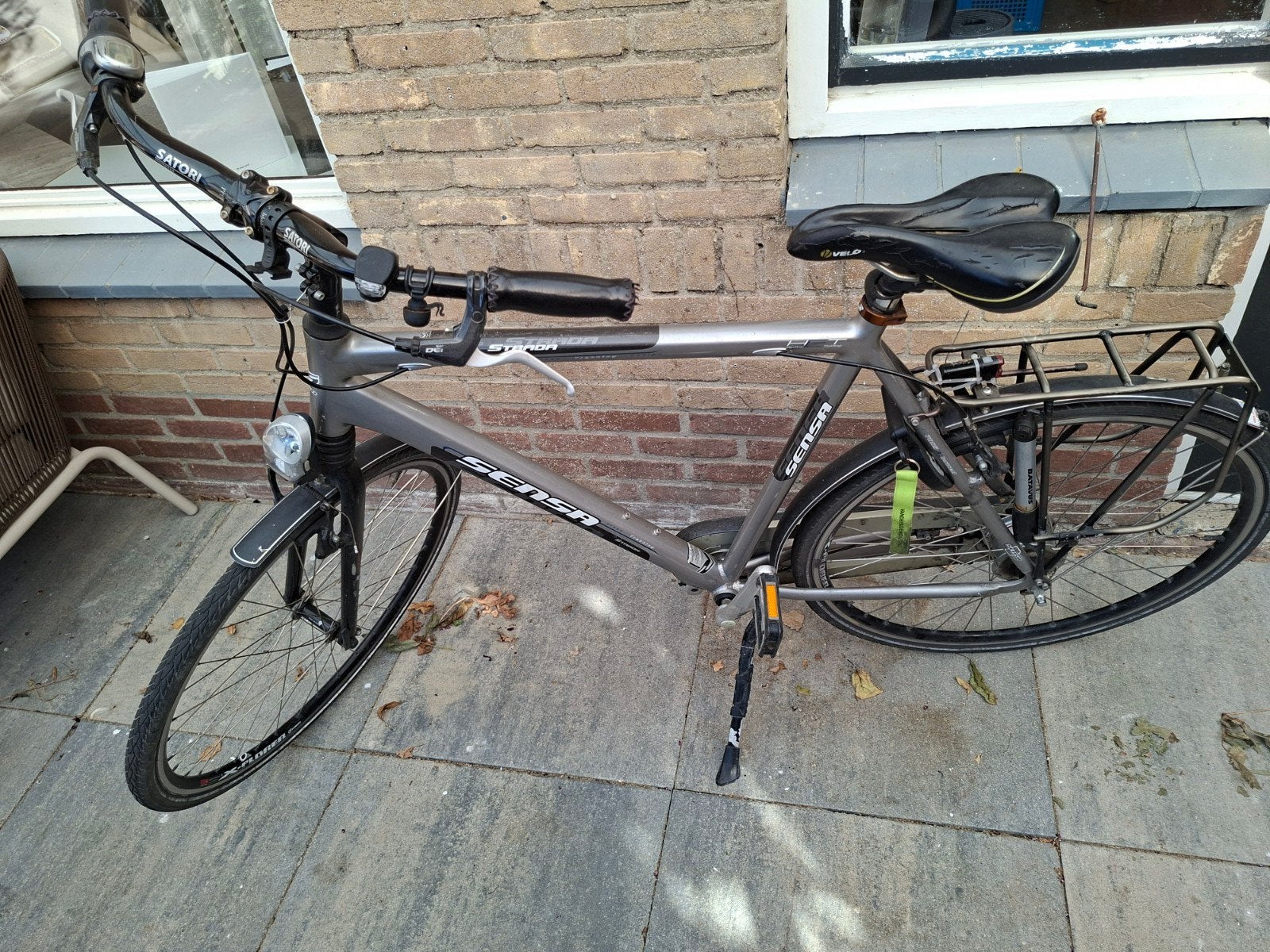 Sensa Superlite herenfiets, Gebruikt, Velgrem, Versnellingen, 53 tot 57 cm