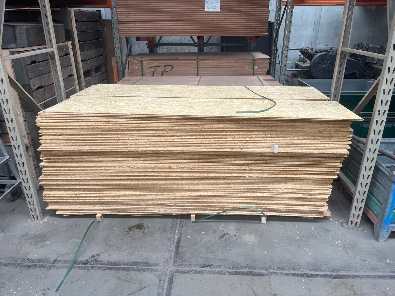OSB 9mm halve plaatjes 59.5x244 rondom groef, Doe-het-zelf en Verbouw, Platen en Panelen, Minder dan 20 mm, Nieuw, Rvwerkt@gmail.com