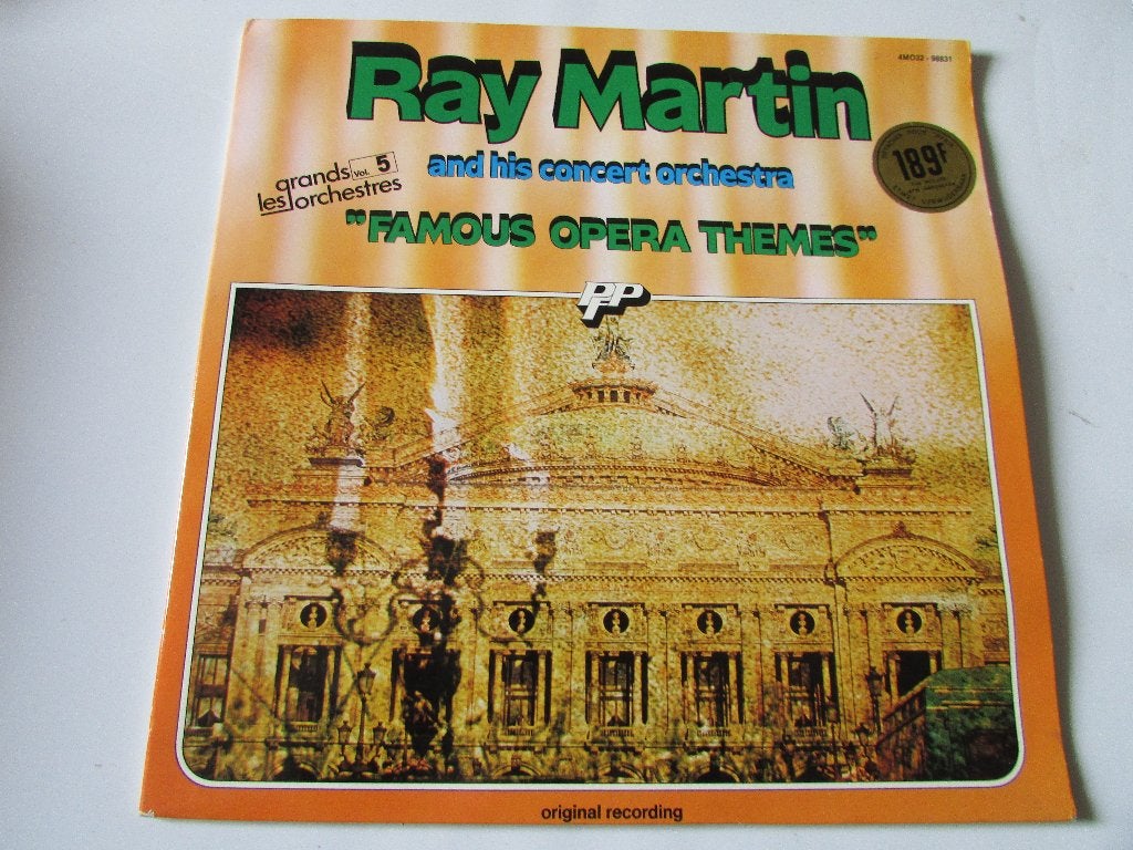 RAY MARTIN, FAMOUS OPERA THEMES, LP, LP, Gebruikt, Overige componisten, Opera of Operette