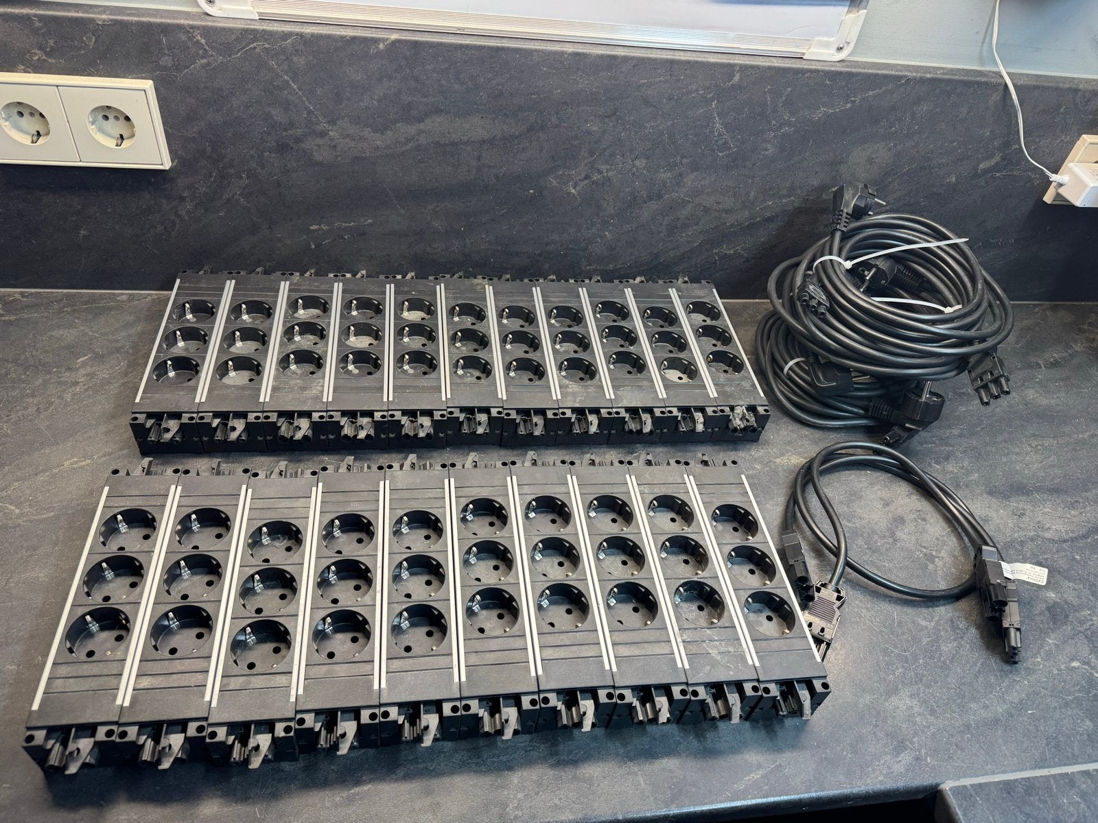 Koppelbare stekkerblokken Bachmann STEP ALU (21 stuks), Ophalen of Verzenden, Gebruikt, Bachmann, Stekkerdoos