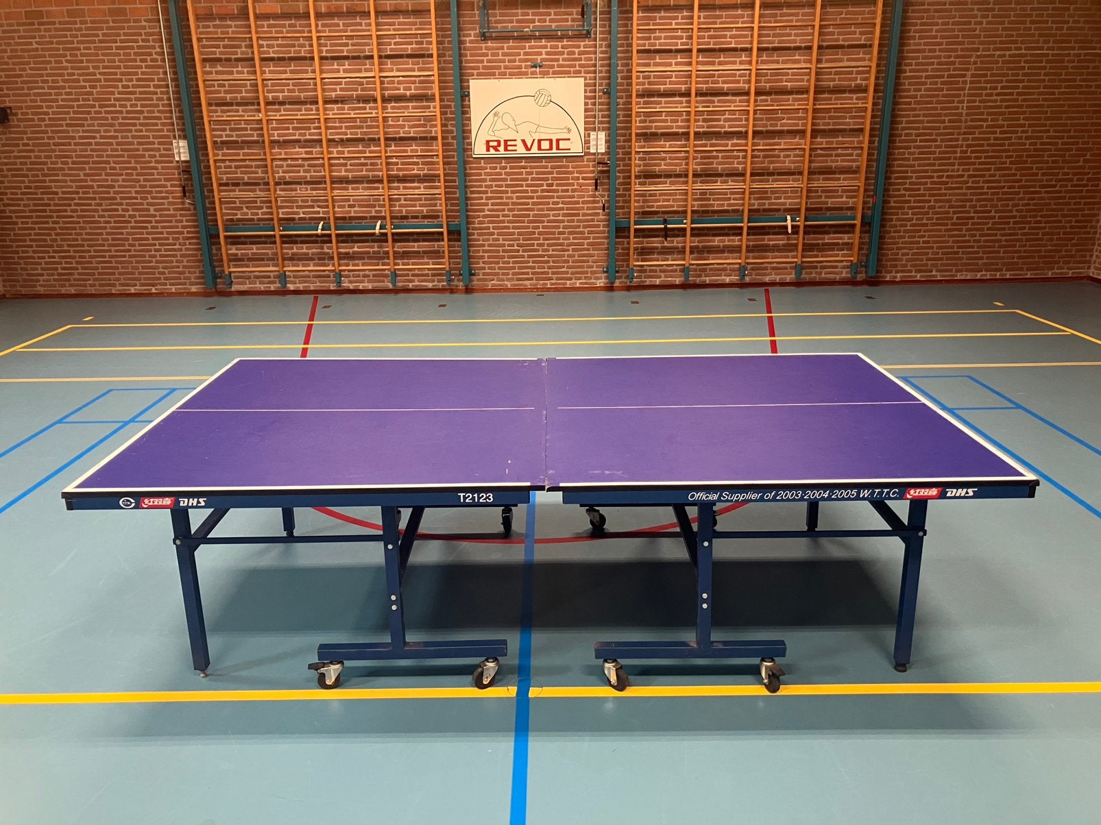 Tafeltennistafel DHS T2123, Ophalen, Zo goed als nieuw, Tafel Indoor