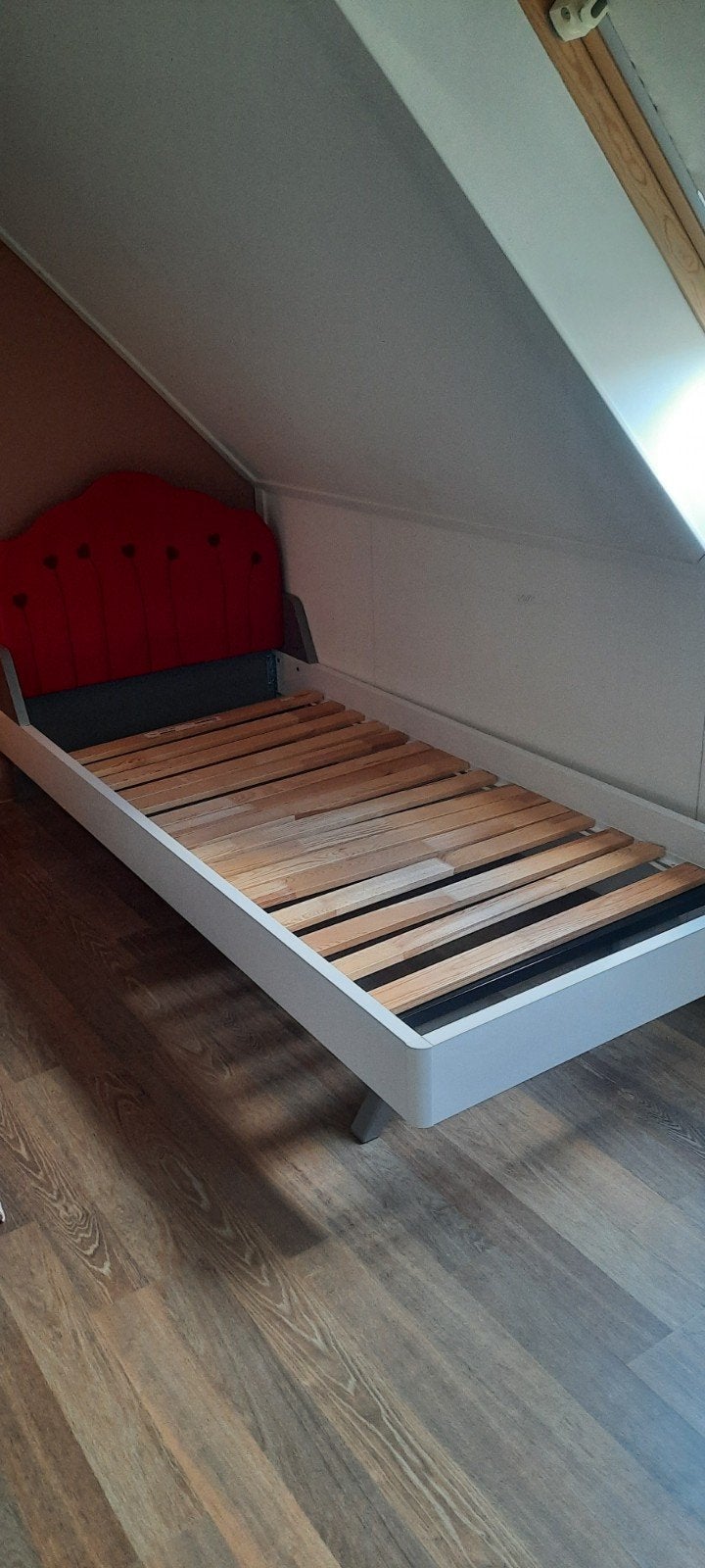bed, Ophalen, Eenpersoons, Hout, 90 cm