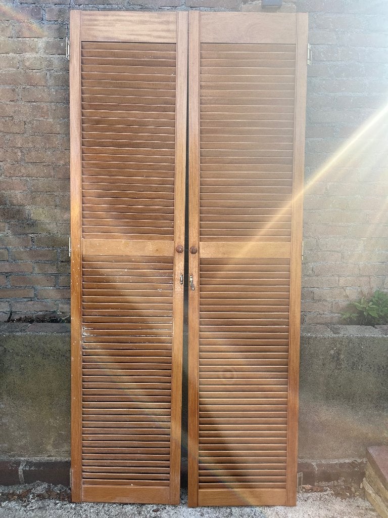 Hout kastdeur, Doe-het-zelf en Verbouw, Deuren en Horren, Ophalen, Minder dan 80 cm, Binnendeur, Minder dan 200 cm