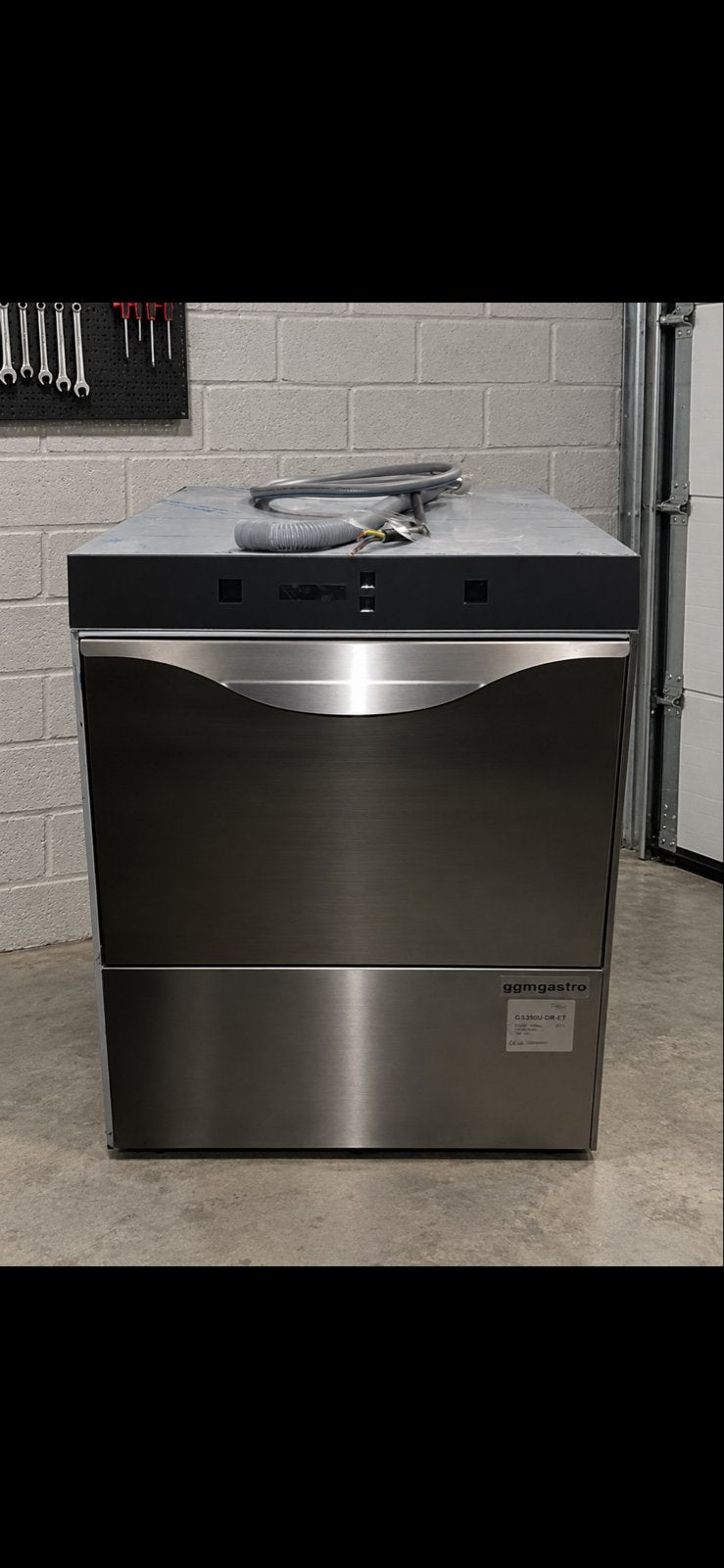 GGMastro Glazenspoelmachine - Professioneel en Compact, Ophalen, Gebruikt, 60 cm of meer, Kort programma
