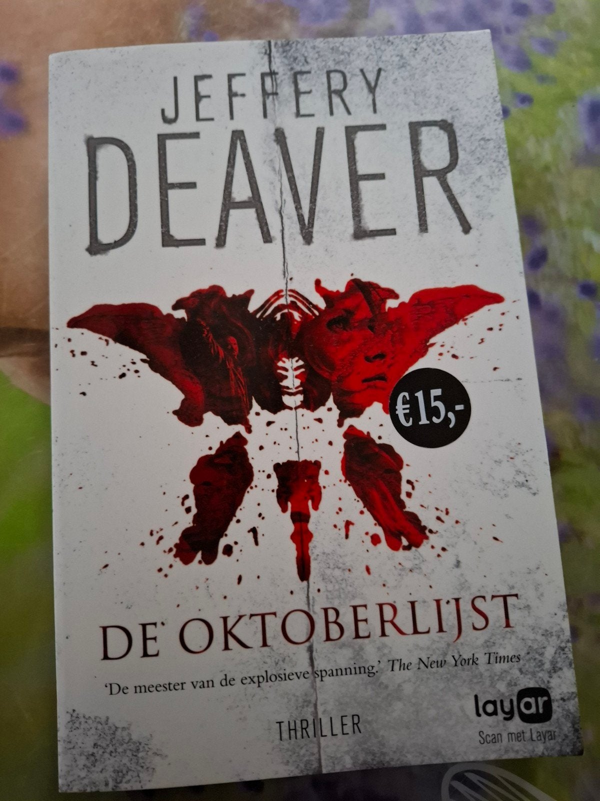 Jeffery Deaver - De Oktoberlijst (Thriller), Ophalen, Zo goed als nieuw, Jeffery Deaver