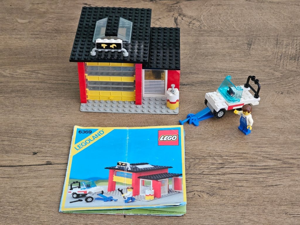 LEGO Town 6369 - Garage Auto Workshop, Kinderen en Baby's, Speelgoed | Duplo en Lego, Compleet, Gebruikt, Lego, Ophalen of Verzenden