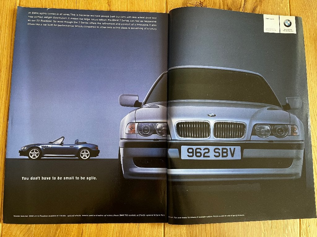 BMW Z3 originele advertentie, Ophalen of Verzenden, Gelezen, BMW