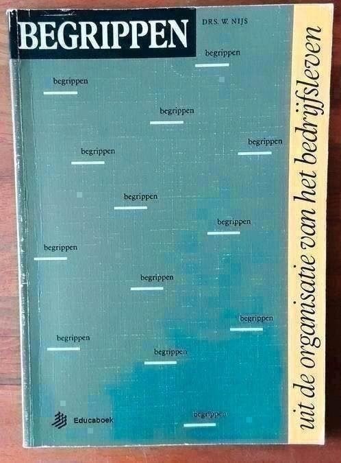 Begrippen uit de organisatie van het bedrijfsleven  Drs Nijs, Ophalen of Verzenden, Gelezen