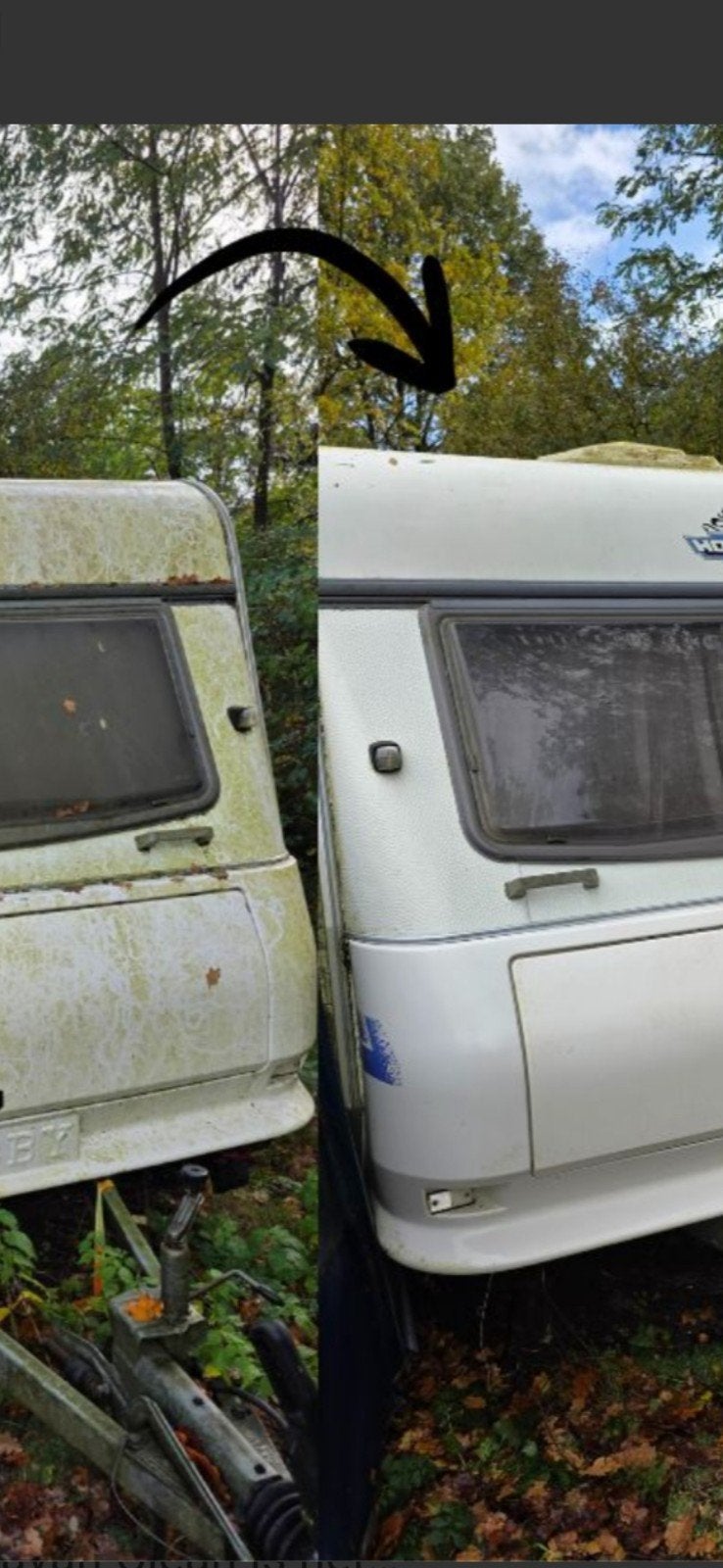 caravan cleaning, Ophalen