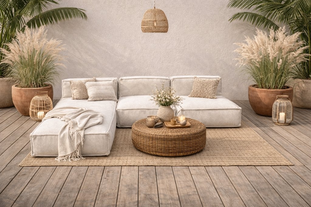 Maya Living Lounge outdoor set demo hoge korting!, Tuin en Terras, Tuinsets en Loungesets, Ophalen, Overige materialen, Bank, Meer dan 8 zitplaatsen