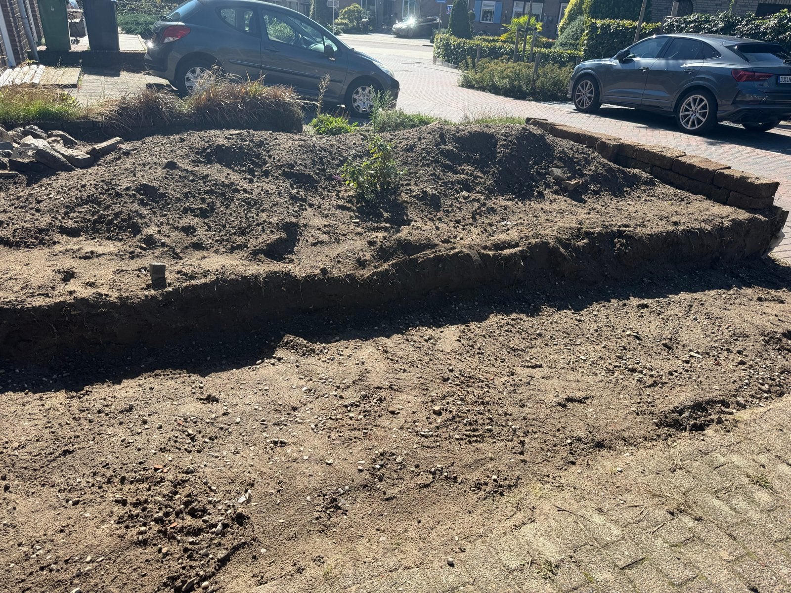 Grond met grind - Ideaal voor ophogen of tuinaanleg, Ophalen, Gebruikt, Ophoogzand