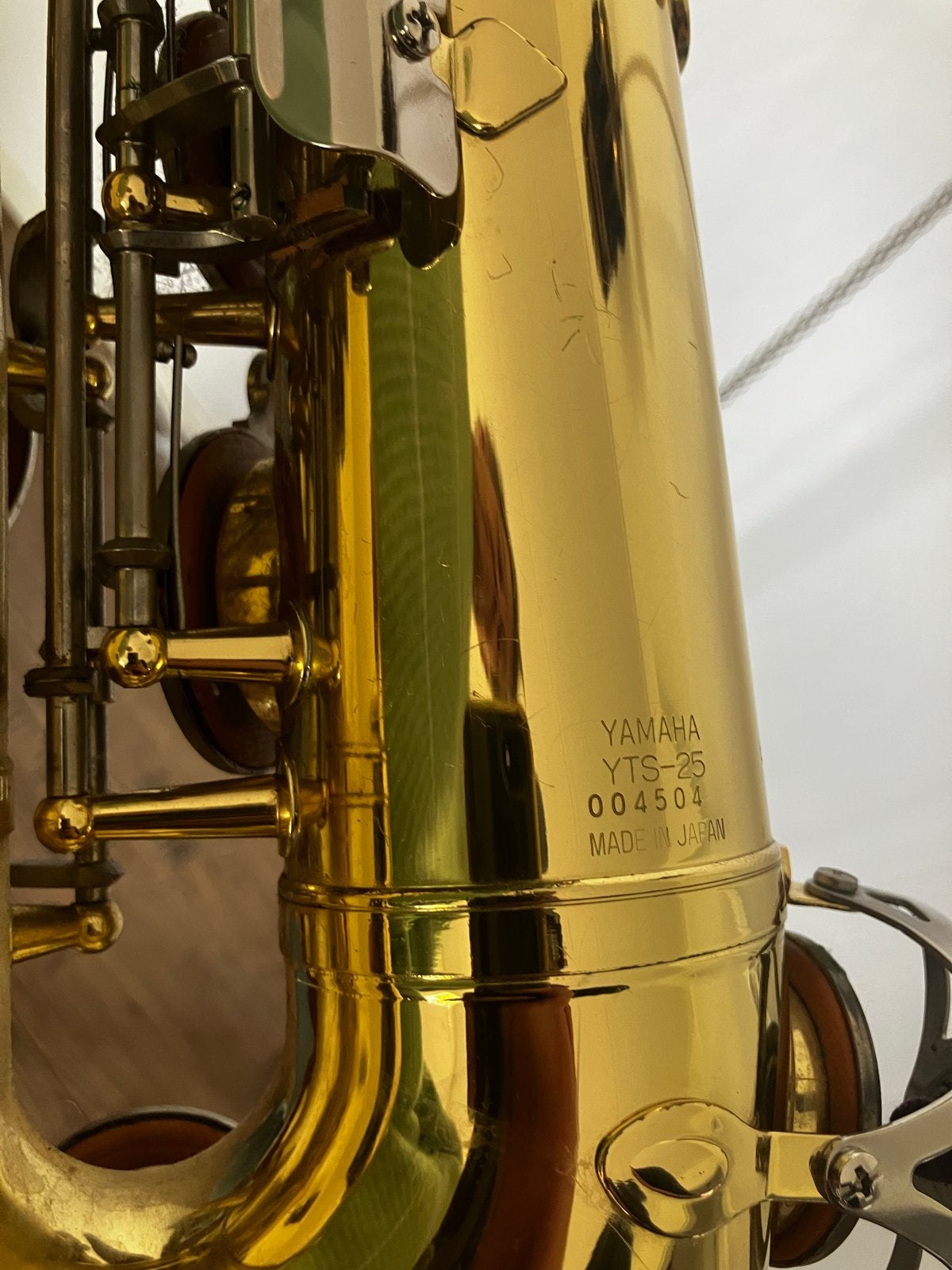 Yamaha Tenor Saxofoon YTS-25 met koffer en accessoires, Muziek en Instrumenten, Verzenden, Zo goed als nieuw, Met koffer